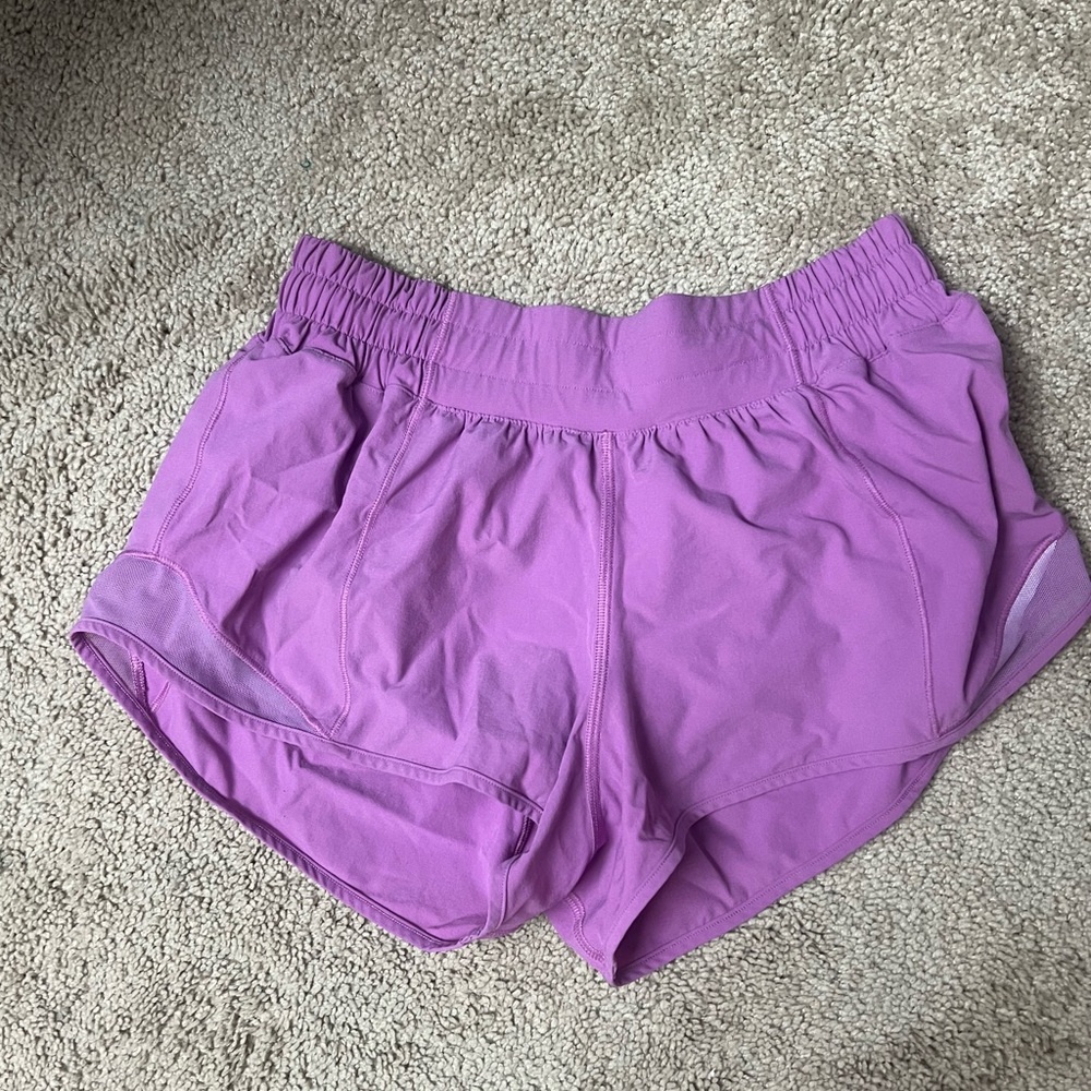 Pink-purple lululemon shorts